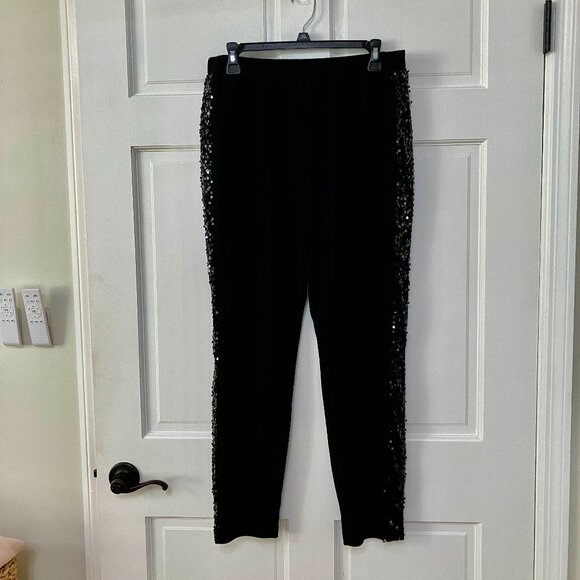 New Without Tags Embellished Pull Up Pants Size XL - Picture 1 of 3